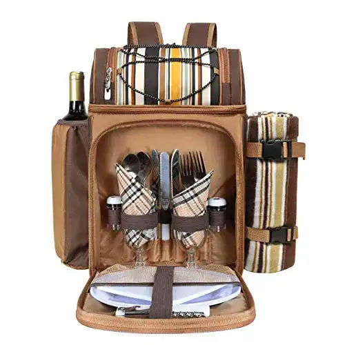 Die beste Picknick-Rucksack (2 Personen) Hap Tim Picknick-Rucksack-Kühler 2026 Test Bestseller Picknick-Rucksack (2 Personen) Hap Tim Picknick-Rucksack-Kühler