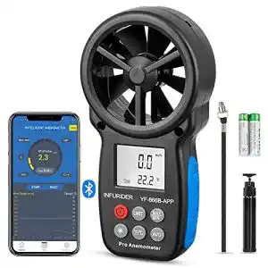 Windmesser INFURIDER Windmessgerät YF-866B-APP Bluetooth
