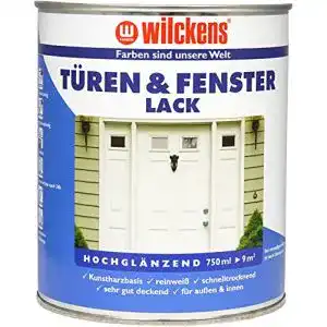 Fensterlack Wilckens TÜRENLACK- 750 ml REINWEIß schnelltrockend