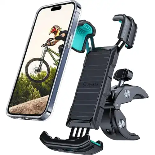 Fahrrad-Handyhalterung andobil, Anti-Shake 360° Drehbar