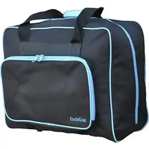 Nähmaschinentasche foolsGold Pro dick gepolstert Schwarz/Blau