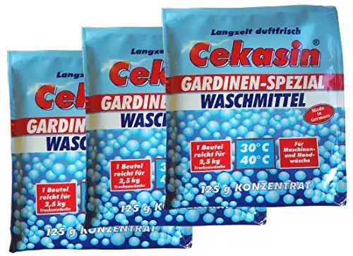 Gardinenwaschmittel Preisjubel 18 x Cekasin Gardinen-Spezial