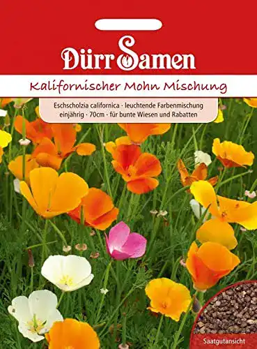 Mohn-Samen Dürr-Samen Kalifornischer Mohn Mischung