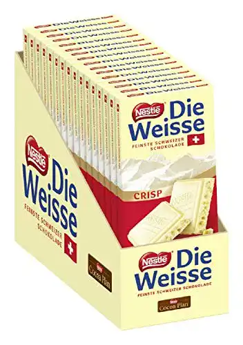 Weiße Schokolade Nestlé Die Weisse CRISP, 16 x 100g