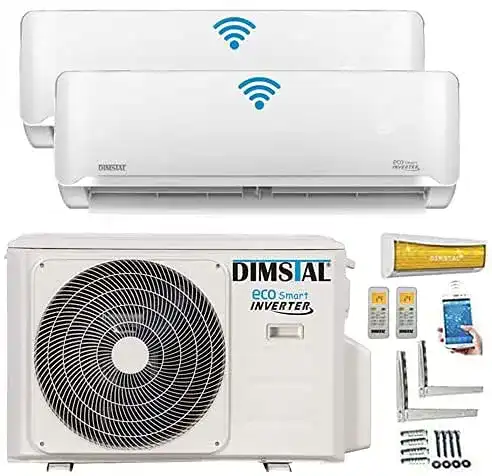 Dimstal-Klimaanlage DIMSTAL A++/A++ Duo-Split WiFi/WLAN