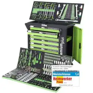 Werkzeugwagen-gefüllt TRUTZHOLM ® Werkstattwagen Premium