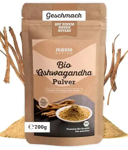 Ginseng-Pulver Monte Nativo Bio Ashwagandha Pulver 700g