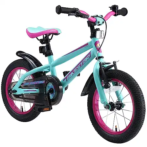 Kinderfahrrad 14 Zoll BIKESTAR für Mädchen und Jungen
