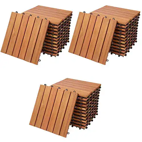 Die beste Holzfliesen Balkon Deuba Casaria Eukalyptusholz 3m² 30x30cm 2026 Test Bestseller Holzfliesen Balkon Deuba Casaria Eukalyptusholz 3m² 30x30cm