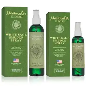 Auraspray Moonwater Elixirs White Sage Spray Salbei Smudge Stick