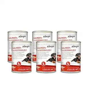 Hunde-Nassfutter SALiNGO Hundefutter nass Känguru, 6 x 400g
