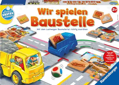 Lernspielzeug ab 2 Jahre Ravensburger 24726 Wir spielen Baustelle