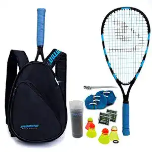Speedminton Speedminton Jubiläumsset (S800) Limitiertes Speed Badminton/Crossminton Allround Set inkl. 4 Speeder®, Spielfeld, Tasche