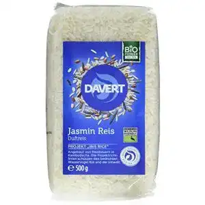 Jasmin-Reis Davert Jasmin Reis weiß, 4er Pack (4 x 500 g) – Bio