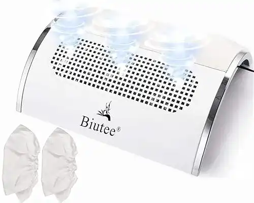 Nagelstaubsauger Biutee Model neue Weiß Nail Staubsauger