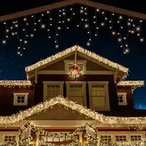 Lichterkette Eisregen (außen) ANSIO ® 11m 320 LED Eiszapfen