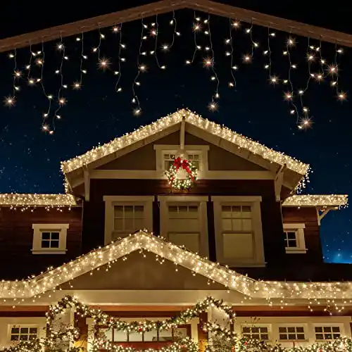 Lichterkette Eisregen (außen) ANSIO ® 11m 320 LED Eiszapfen