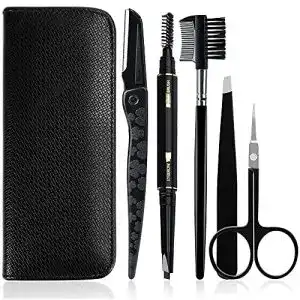 Augenbrauenschere Gibot Augenbrauen Set, 5pcs, rostfreier Stahl