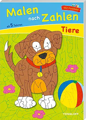 Malen nach Zahlen Tessloff Tiere. Ab 5 Jahren: Ausmalen