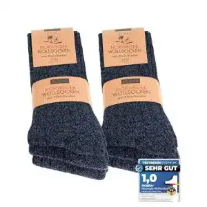 Norweger-Socken OCERA 6 Paar flexible Norweger Wollsocken