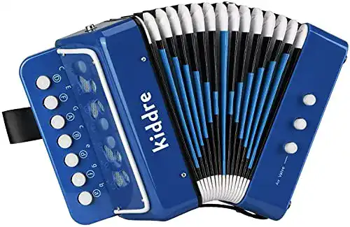 Akkordeon Donner Kiddire Kinder 10 Tasten Ziehharmonika