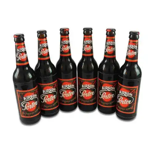 Kirschbier Bergquell-Brauerei Löbau Lausitzer Kirsch Porter 6 Fl.