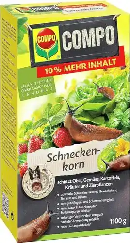 Die beste Schneckenkorn Compo , Streugranulat Nacktschnecken 1,1 kg 2026 Test Bestseller Schneckenkorn Compo , Streugranulat Nacktschnecken 1,1 kg