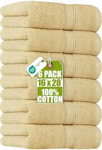 Handtücher Utopia Towels, Baumwolle, 600 g/m², 6 Stück