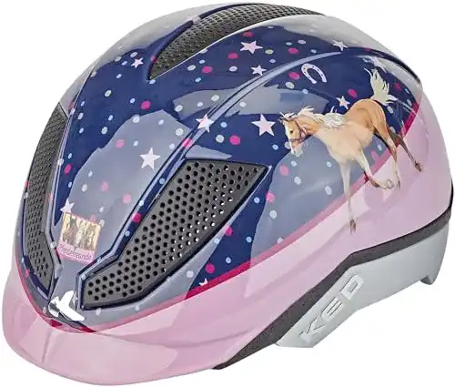 KED-Kinderhelm KED Pina Pferdefreunde Kinder Fahrrad Helm