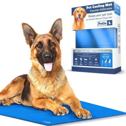 Kühlmatte (Katze) Petic Kühlmatte für Hunde Katzen 50x90cm
