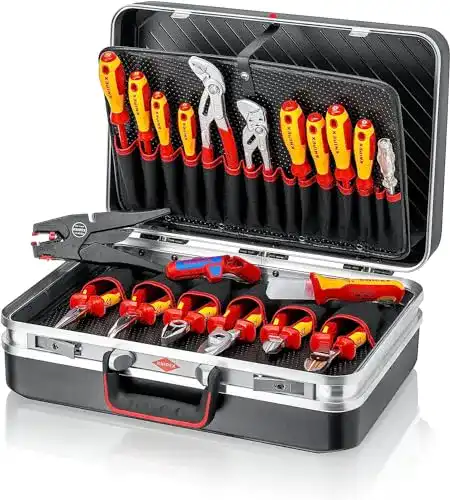 Die beste Elektriker-Werkzeugkoffer Knipex Werkzeugkoffer "Vision24" Elektro 2026 Test Bestseller Elektriker-Werkzeugkoffer Knipex Werkzeugkoffer “Vision24” Elektro