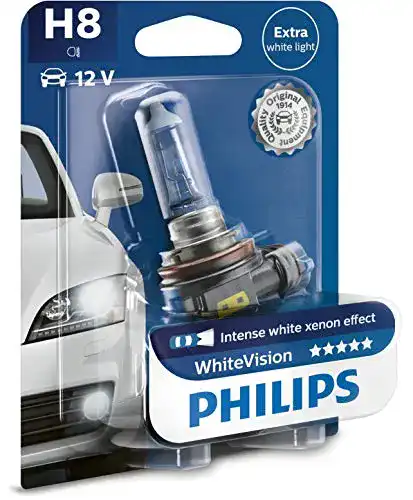 H8-Birne Philips WhiteVision Xenon-Effekt H8