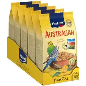 Wellensittichfutter Vitakraft Vogelfutter Sittich Australian, 5x 800g