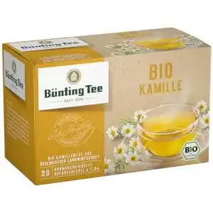 Bio-Kamillentee Bünting Tee Bio Tee Kamille, 3 x 30 g