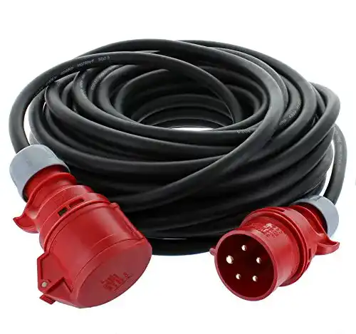 Starkstromkabel BTEC CEE Verlängerung 400V, H07RN-F 5G