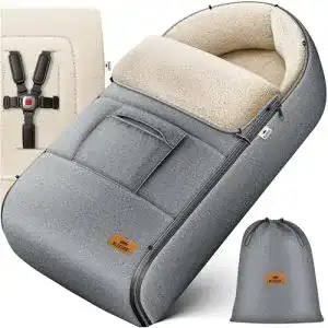 Fußsack Babyschale Kidiz ® Babyfußsack mit Reißverschluss