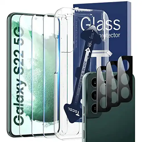 Samsung-Galaxy-S22-Panzerglas TOCOL 3+3 Stück 9H Schutzglas