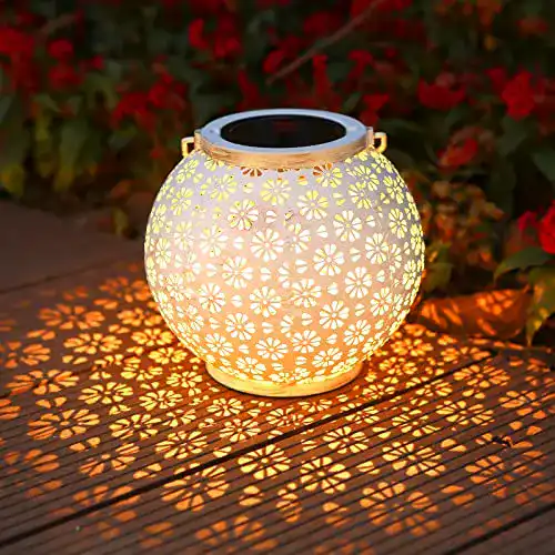 Solar-Laterne Infankey Groß ∅20cm Solarlaterne für Außen