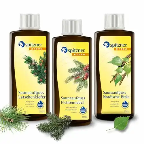 Spitzner-Saunaaufguss spitzner Saunaaufguss-Set Waldduft 3 x