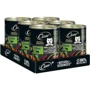 Cesar-Hundefutter Cesar Premium Hundenassfutter mit Lamm 6x