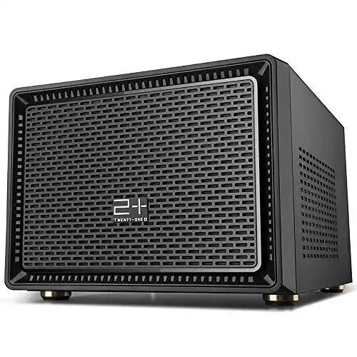 HTPC-Gehäuse GOLDEN FIELD N-1 Mini ITX Gehäuse für Desktop