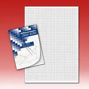 Millimeterpapier Die Kalenderversender Zeichenblock 50 Blatt