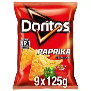 Tortilla-Chips Doritos Tortilla Paprika Chips 9 x 125g