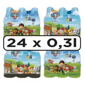 Quellwasser Paw Patrol Quellwasser 4 x 6er Pack, 24 x 0,3l