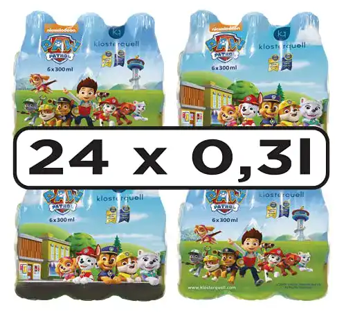 Quellwasser Paw Patrol Quellwasser 4 x 6er Pack, 24 x 0,3l