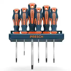 Torx-Schraubendreher-Set PRESCH Schraubendreher Set TX 6-tlg