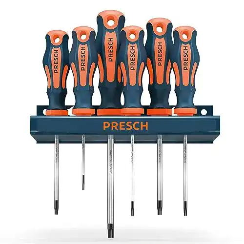 Die beste Torx-Schraubendreher-Set PRESCH Schraubendreher Set TX 6-tlg 2026 Test Bestseller Torx-Schraubendreher-Set PRESCH Schraubendreher Set TX 6-tlg