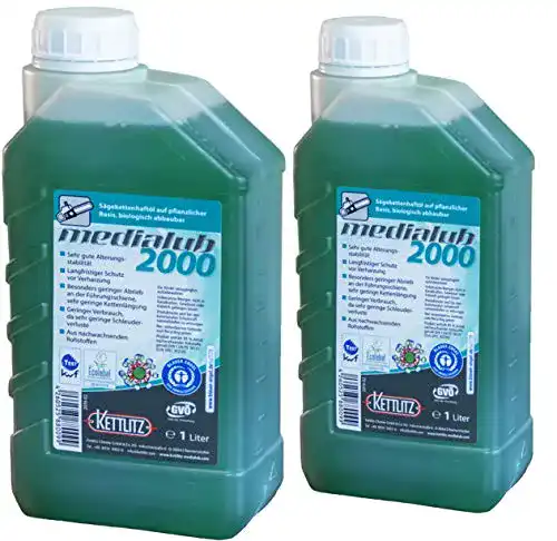 Bio-Sägekettenöl KETTLITZ-Medialub 2 x 1 Liter Bio Kettenöl 2000