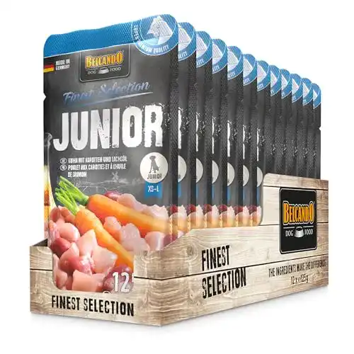 Belcando-Welpenfutter Belcando Junior 12 x 125g Huhn Karotte