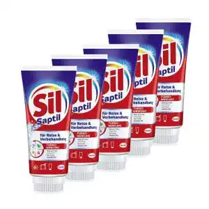 Fleckenentferner Sil Saptil für Reise & Vorbehandlung, 5 x 200 ml
